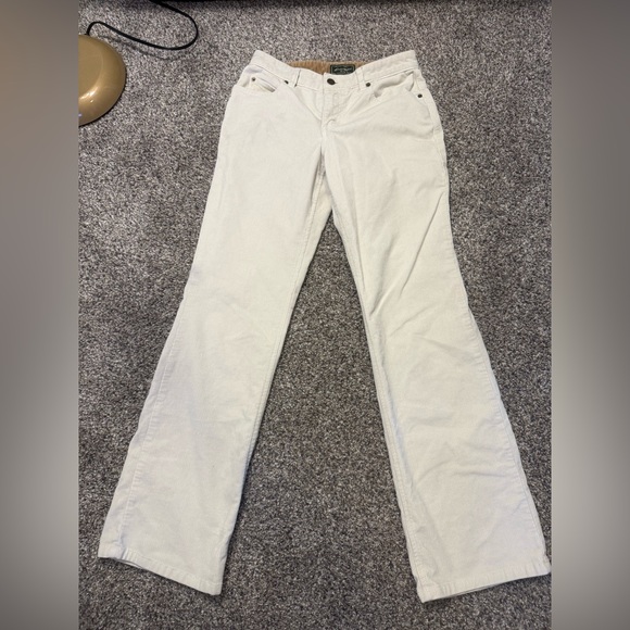 Eddie Bauer Denim - Eddie Bauer Cream Corduroy Pants